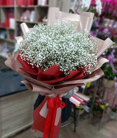 Букет цветов из: Гипсофила в Бредах