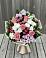 Букет цветов из: Альстромерии, Гвоздики, Розы и Хризантемы в Бредах