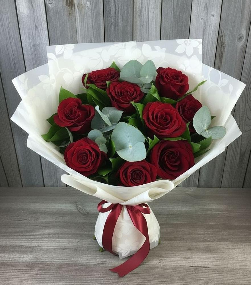 Букет цветов из: Розы в Бредах