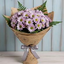 Букет цветов из:  Хризантемы #REPLACE_PRED# Бредах