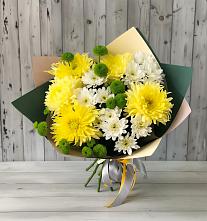 Букет цветов из:  Хризантемы в Бредах