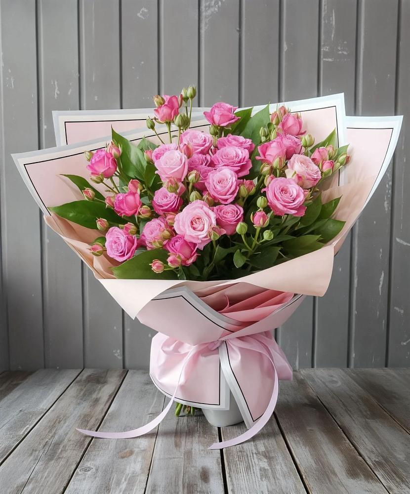 Букет Розовый кустик в Бредах