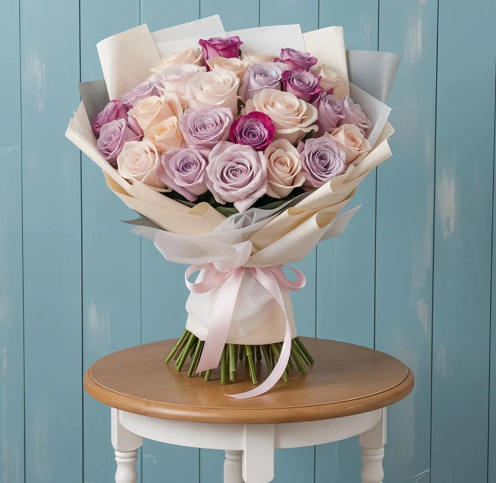 Букет цветов из: Розы в Бредах