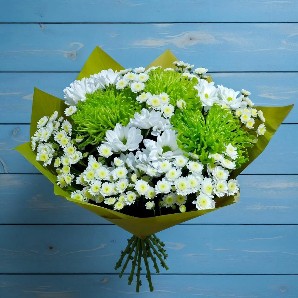 Букет цветов из: Хризантемы в Бредах