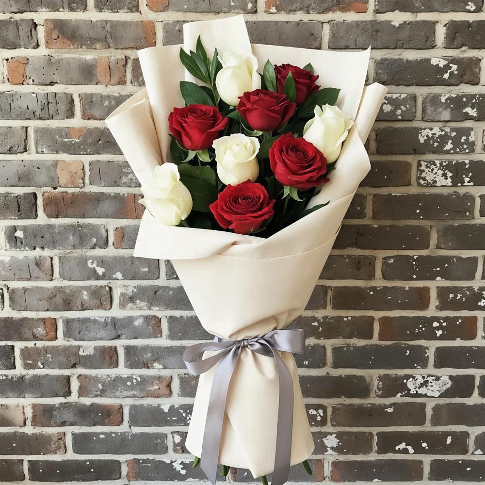 Букет цветов из: Розы в Бредах