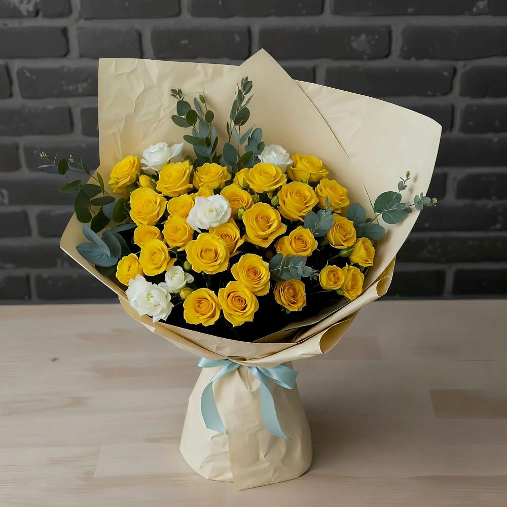 Букет цветов из: Розы в Бредах