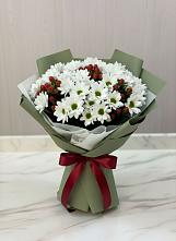 Букет цветов из:  Хризантемы в Бредах
