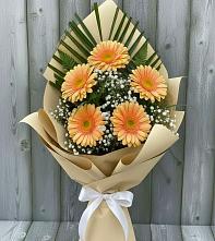Букет цветов из:  Герберы в Бредах